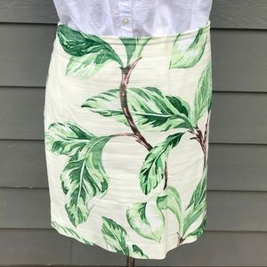 Ann Taylor Botanical-Print Skirt